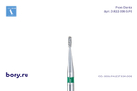 Бор алмазный зеленый Frank Dental типа FG - D.822.008.G.FG