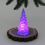 Сувенир с подсветкой «Волшебная красавица» 12 см, Серебро (работает от батареек LR44*3)