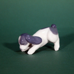 Фарфоровая композиция «Девочка и щенки»