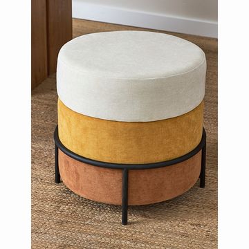 Пуф norunn, шенилл, тыквенный