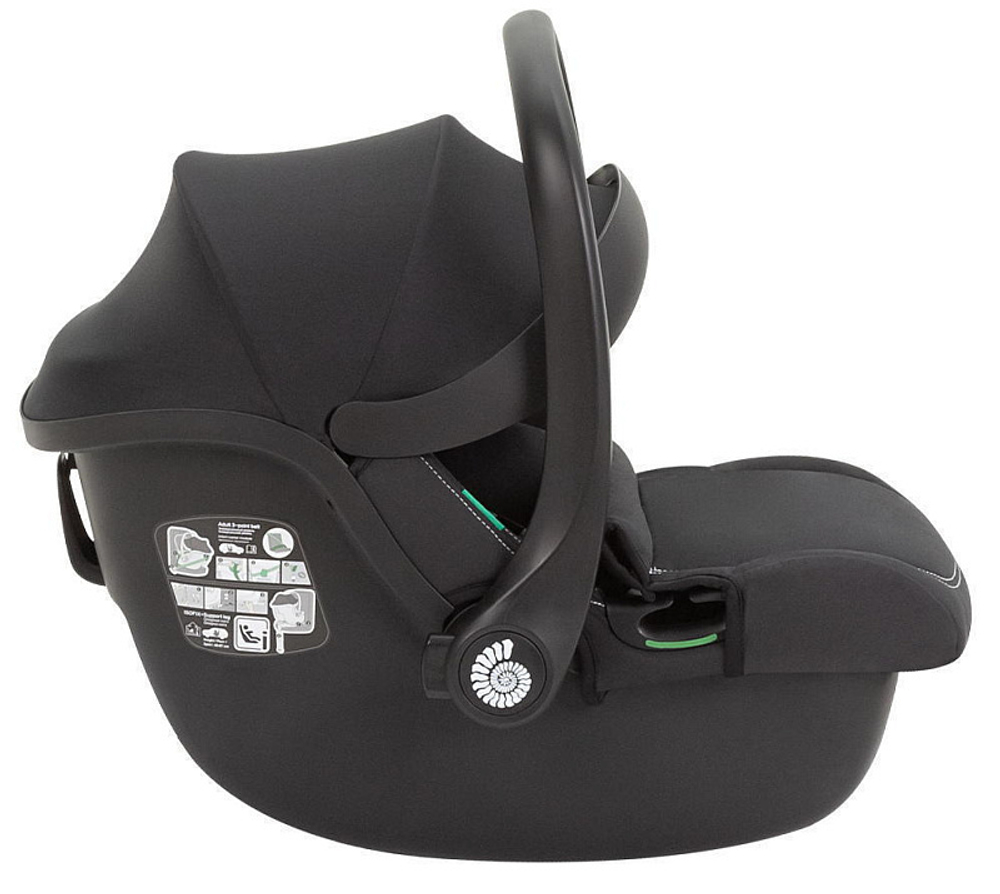 Коляска Carrello Vector 2025 CRL-6551 Ammonite AY329 Pro Absolute Black с базой Isofix 3 в 1 Ultimate Grey