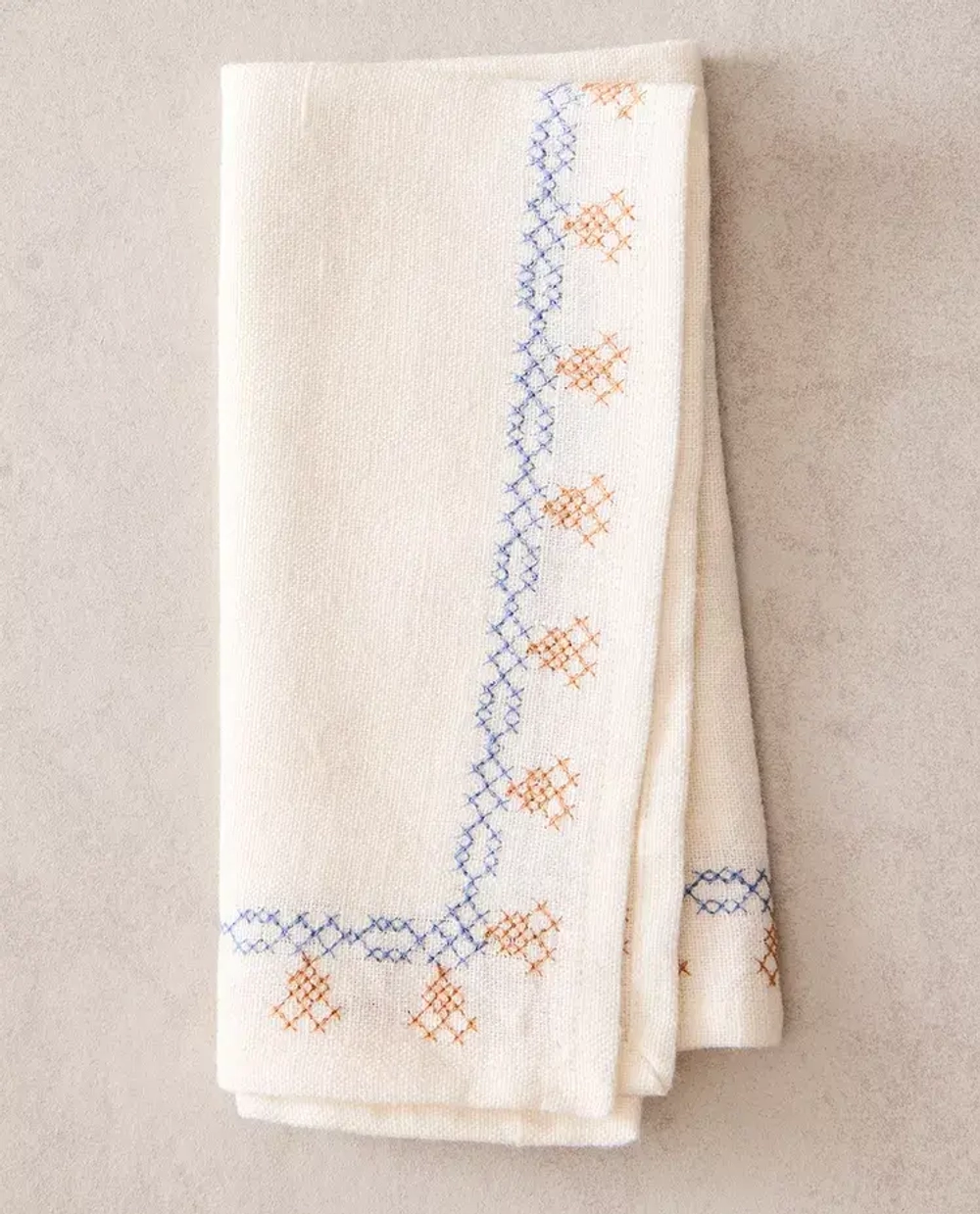 ZARA HOME САЛФЕТКИ ИЗ ЛЬНА (НАБОР ИЗ 2 ШТ.), ЭКРЮ