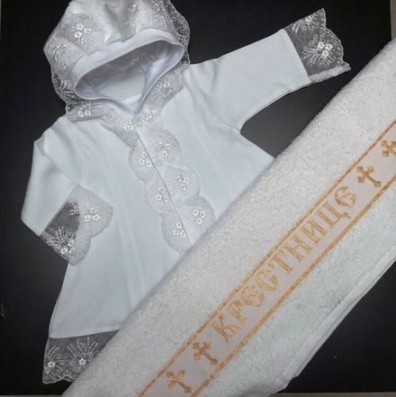 Крестильный набор рост 56-62 "Крестнице"