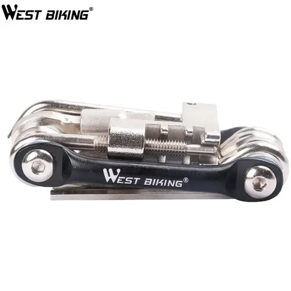 Велосипедный мультиключ West Biking YP0719007, 10 в 1