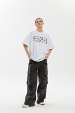 Футболка коллаб граффити (белый)