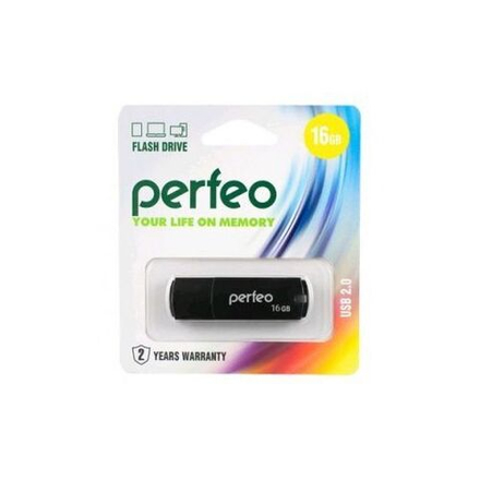 USB Флешка 16GB Perfeo C05, USB 2.0, черная
