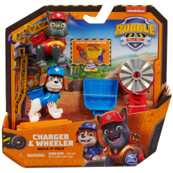 Пси Патруль - фигурки собачек 2-PACK Rubble & Crew + кинетический песок 20141514 / артикул   28503 6066727 20141514  / GTIN 778988460146