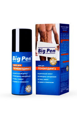 Крем для увеличения пениса Big Pen для мужчин, 50 г