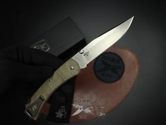 Складной нож BUCK 0110ODS4 110 Slim Knife Pro c клинком из стали CPM-S30V, рукоять микарта