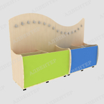 Комплект мобильных стеллажей СПОРТИВНЫЙ УГОЛОК