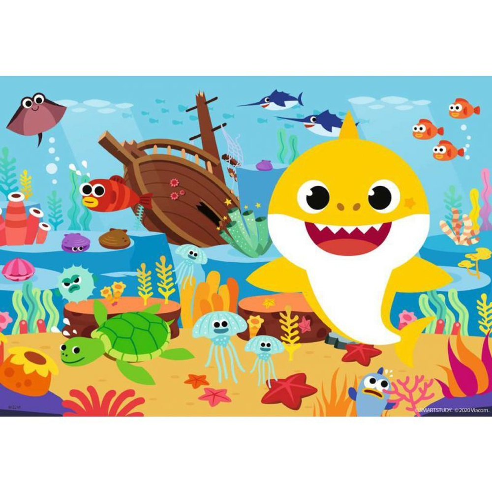Пазл Акуленок Baby Shark 2 x 12 шт. 051236