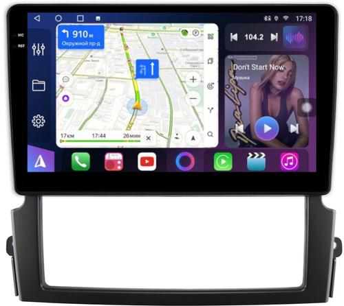 Магнитола для KIA Sorento 2006-2011 - FarCar S500-TS10 монитор 9.5" QLED на Android 14, Быстрая, CarPlay, 4G SIM-слот