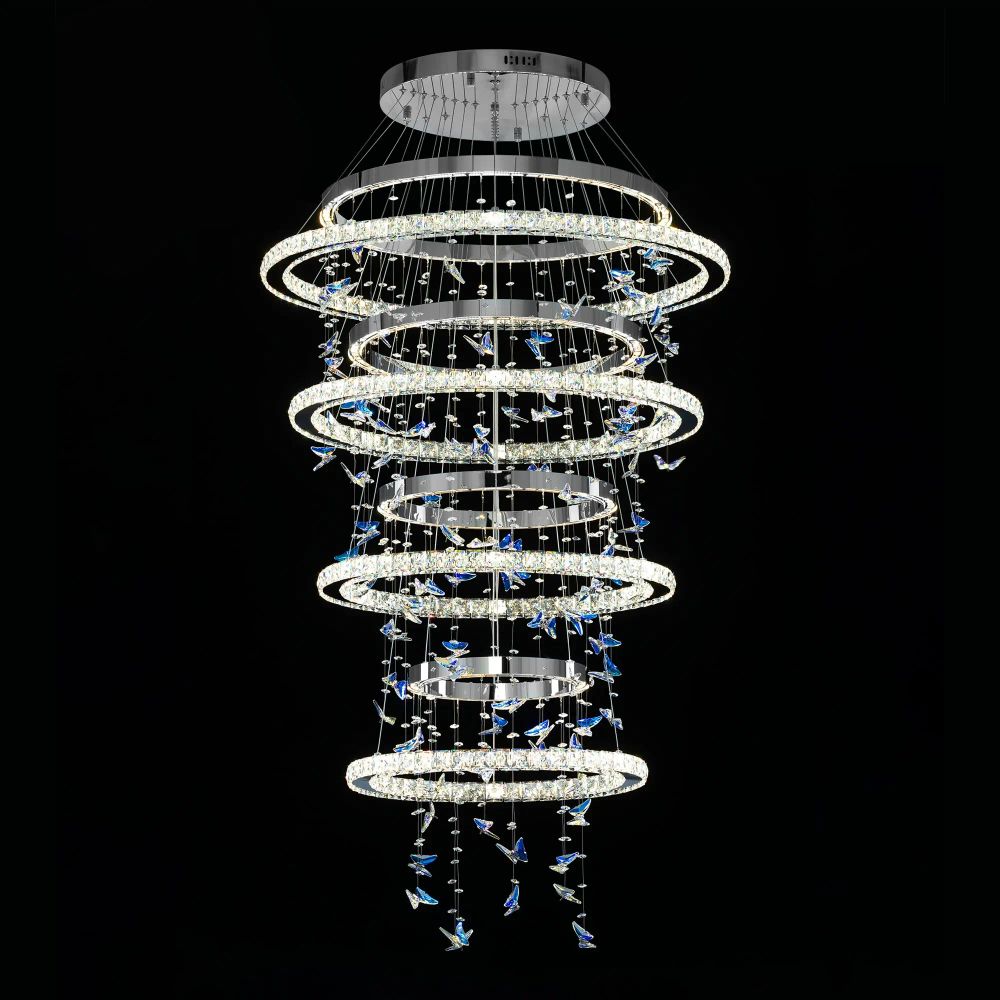 Citilux ETERA CL322090 LED Люстра хрустальная с пультом