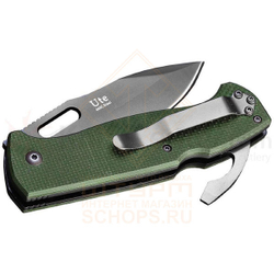 Нож складной Kizlyar Supreme Ute 440C G10, Green/Stonewash