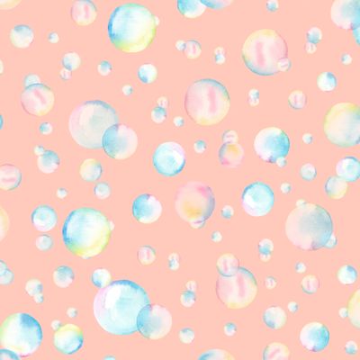 Пузырьки на розовом фоне