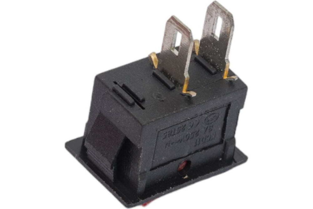 Клавишный выключатель REXANT 250v 3а (2с) on-off красный micro (rwb-101) 36-2011