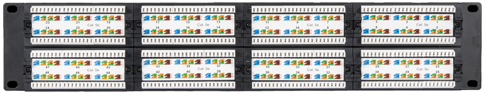 Патч-панель  Netlan EC-URP-48-UD2