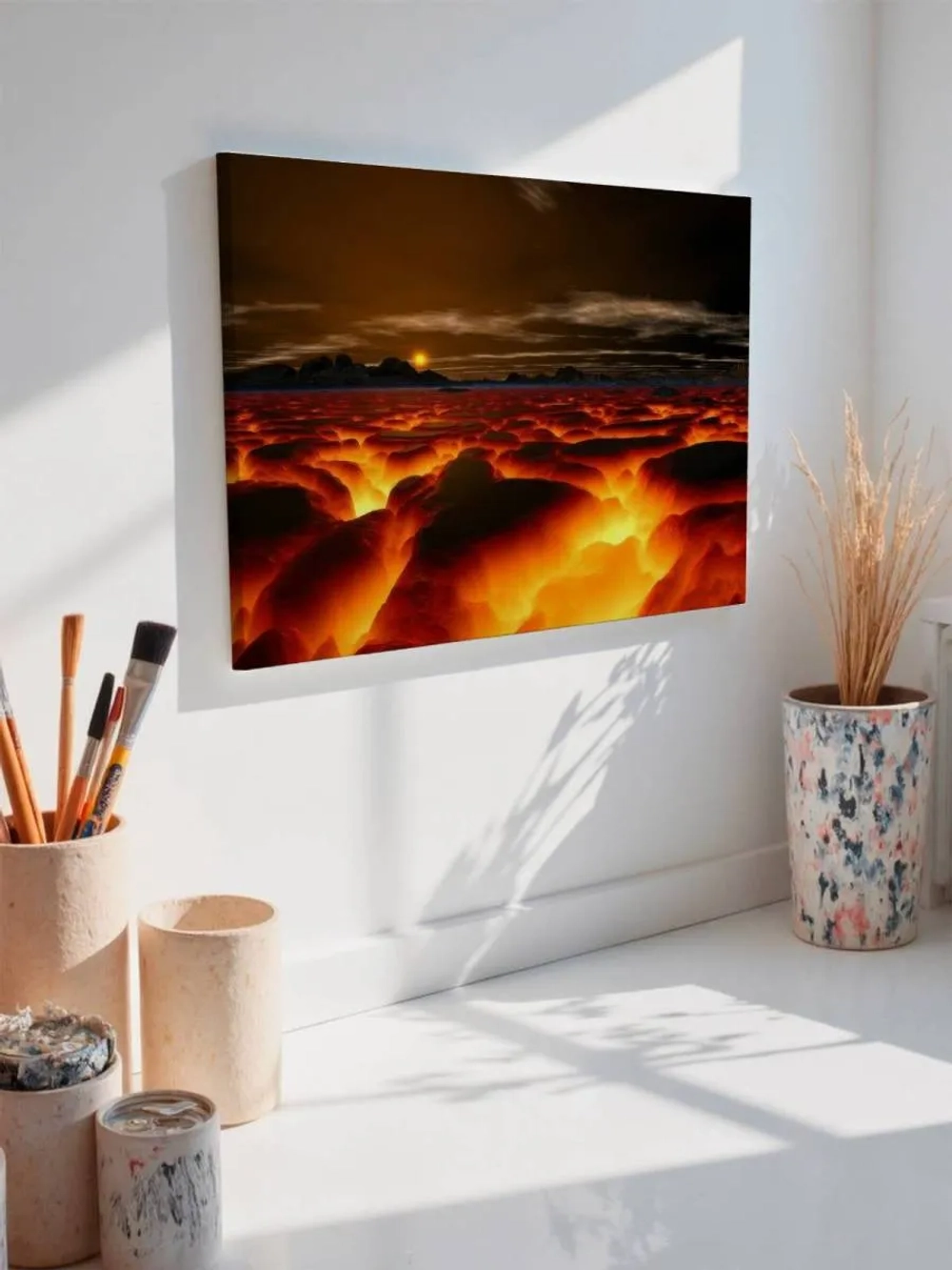 Картина на стену 40 X 50 Лава