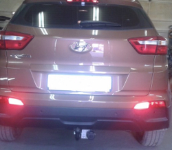 Фаркоп для Hyundai Creta 2016-2021 Тип шара: A. Нагрузки: 1300/75 кг, HY 29