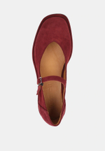 Балетки // Amanda // Bordo // Suede