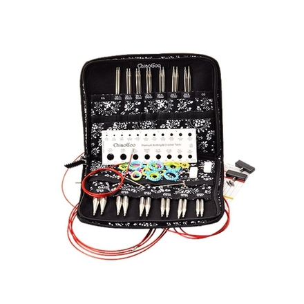 Набор съёмных металлических спиц ChiaoGoo TWIST Complete 13 см арт. 7500-C