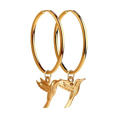 Серьги Au 585 (029859)