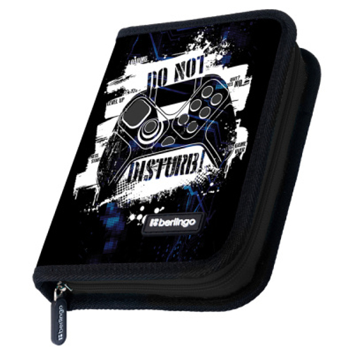 Пенал 1 отделение, 200*140*40 Berlingo "Do not disturb", дополнительная откидная секция