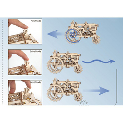 Деревянный 3D-конструктор "Трактор"