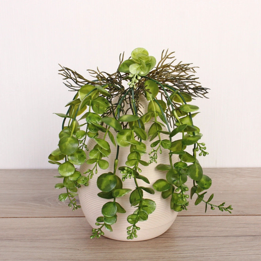 Искусственные цветы «Волшебство трав» 35см Эвкалипт темно-зеленый