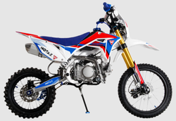 Питбайк MOTAX MX 125 (17/14) черный-белый-синий