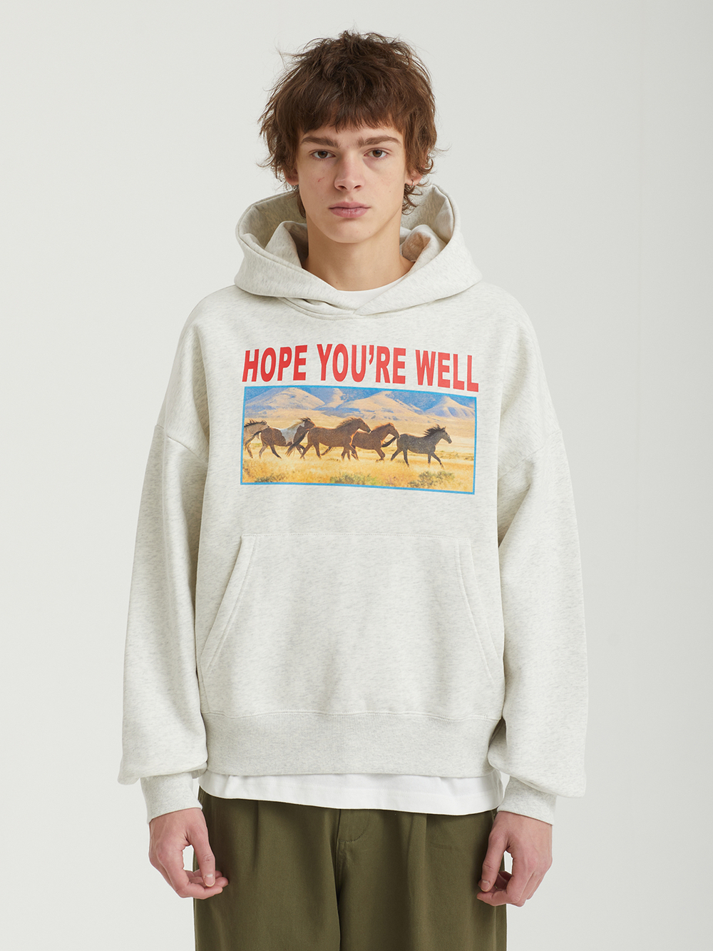 Толстовка С Капюшоном Horses Hoodie