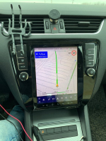 Магнитола для Skoda Octavia A7 2013-2020 (климат) - Teyes TPRO 2 монитор 9.7" QLED в стиле "Тесла" на Android 10, TS10, 4G SIM-слот