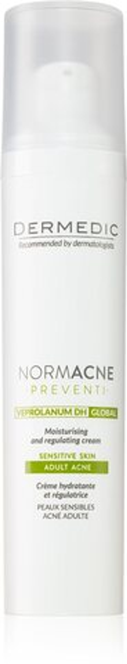 Dermedic Normacne Preventi - Увлажняющий крем для чувствительной кожи, склонной к высыпаниям /   40  ml  / GTIN 5901643175580