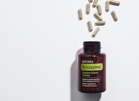 doTERRA TerraZyme, Комплекс пищеварительных ферментов Терразайм, 90 капсул