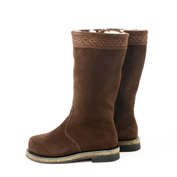 Унты женские из замши