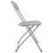 Стул складной BRABIX "Golf CF-002", серый каркас, пластик серый, 531564
