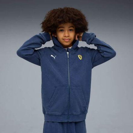 PUMA X SCUDERIA FERRARI СПОРТИВНАЯ ТОЛСТОВКА С КАПЮШОНОМ SPORTSWEAR, СИНИЙ