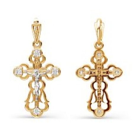 Подвеска из золота с фианитами