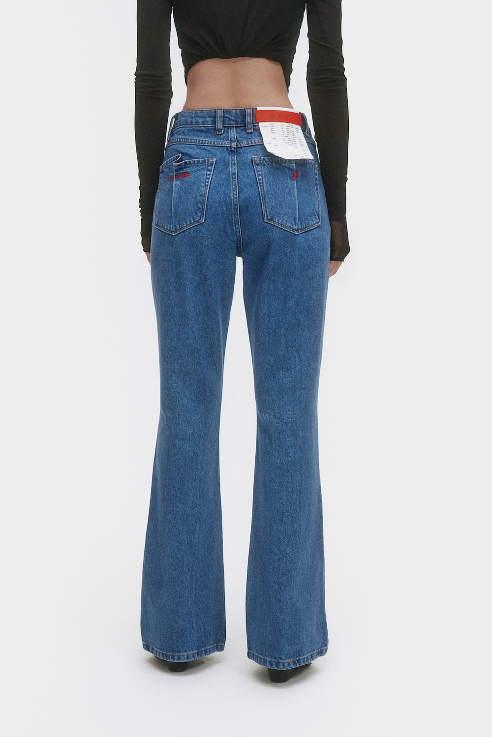 Джинсы женские bootcut синие Woman Jeans Bootcut Dark blue