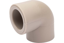 Колено PPR 20х90, PN25 серый, РТП (11030)