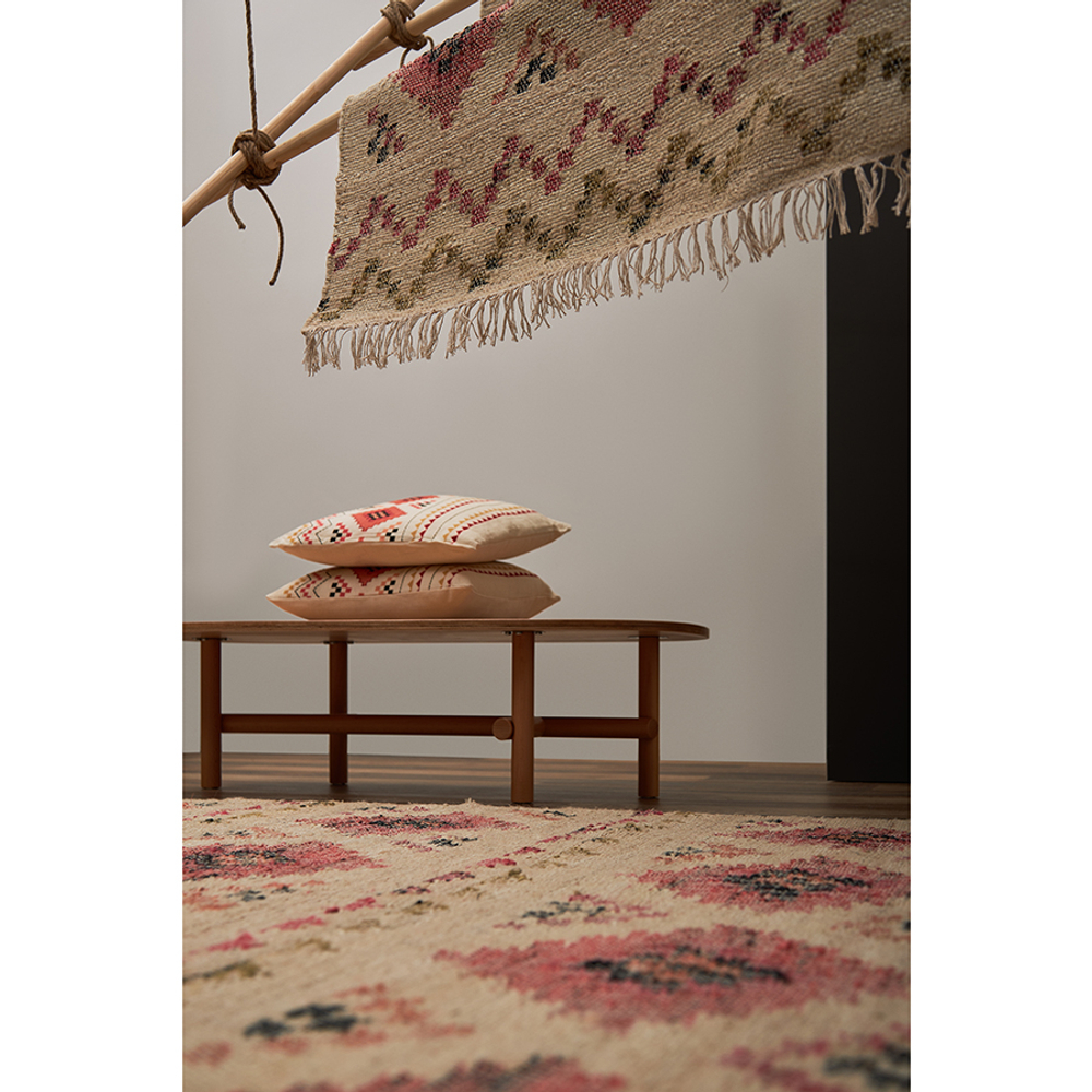 Подушка декоративная по мотивам башкирских орнаментов из коллекции cultural heritage, 45х45 см