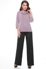 Блузка серо-сиреневая летучая мышь DStrend (Акция)