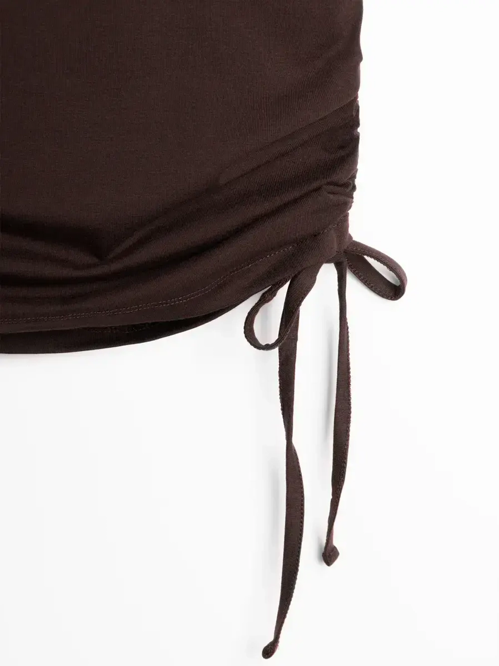 Летняя женская юбка с завязками