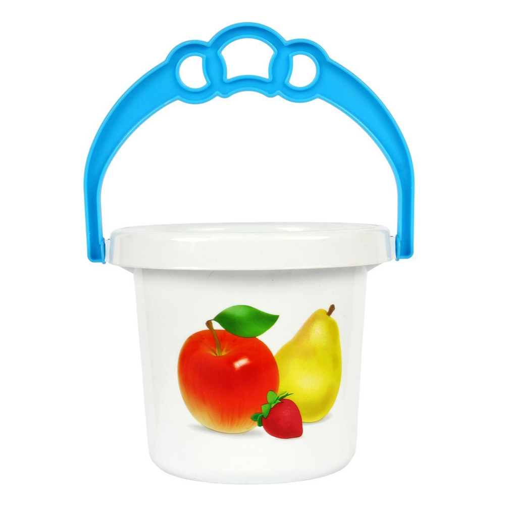 Ведро Фантазия 0,8 л. белое (Стеллар)