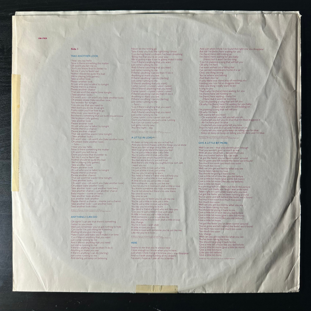 Cliff Richard ‎– I'm No Hero (Канада 1980г.)