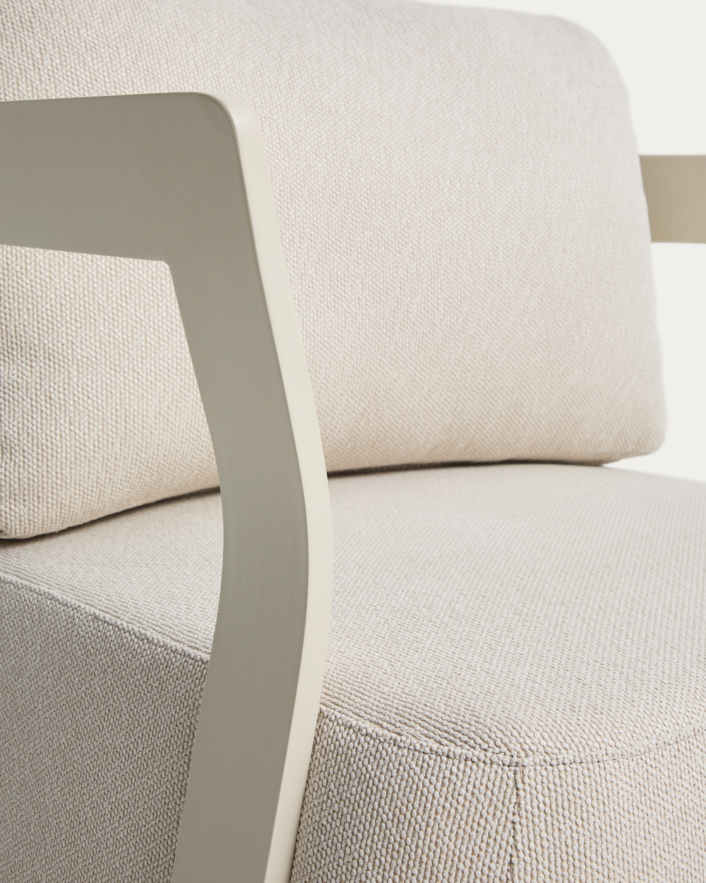 Уличное кресло Tamaris из алюминия цвета экрю