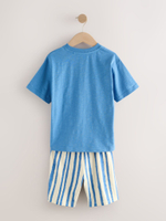 Пижама для мальчика Next AM2-794, 3 шт., Хаки, Голубой, Красный