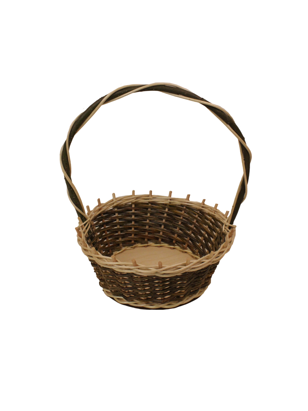 Корзина круглая подарочная арт. D300GR, диаметр 30 см