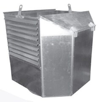 Крышный вентилятор ВКРВ-9 ДУ электродвигатель 4.0 кВт, 710 об/мин