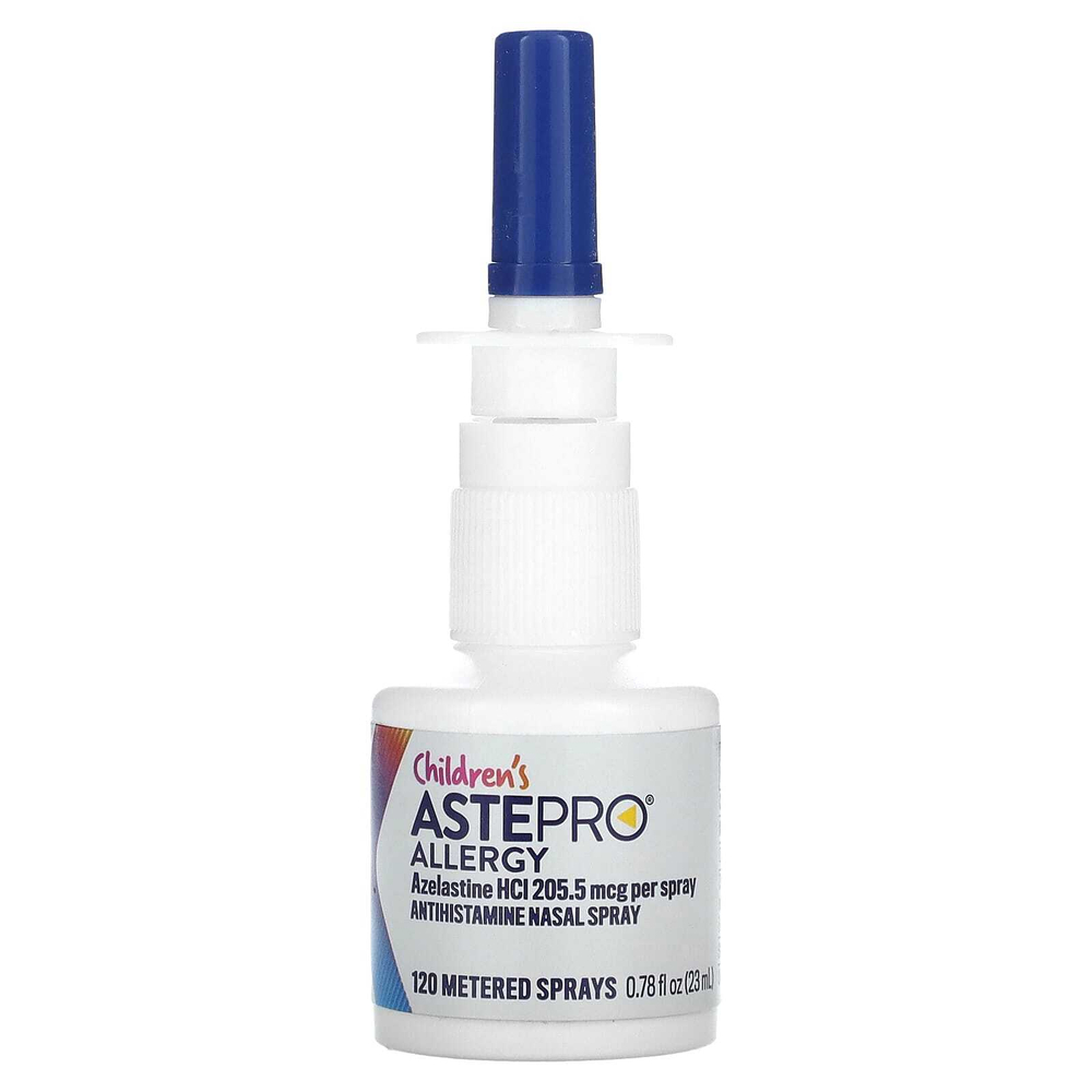 ASTEPRO, Children's Allergy, антигистаминный спрей для носа, для детей от 6 лет, без отдушек, 23 мл (0,78 жидк. унц.)